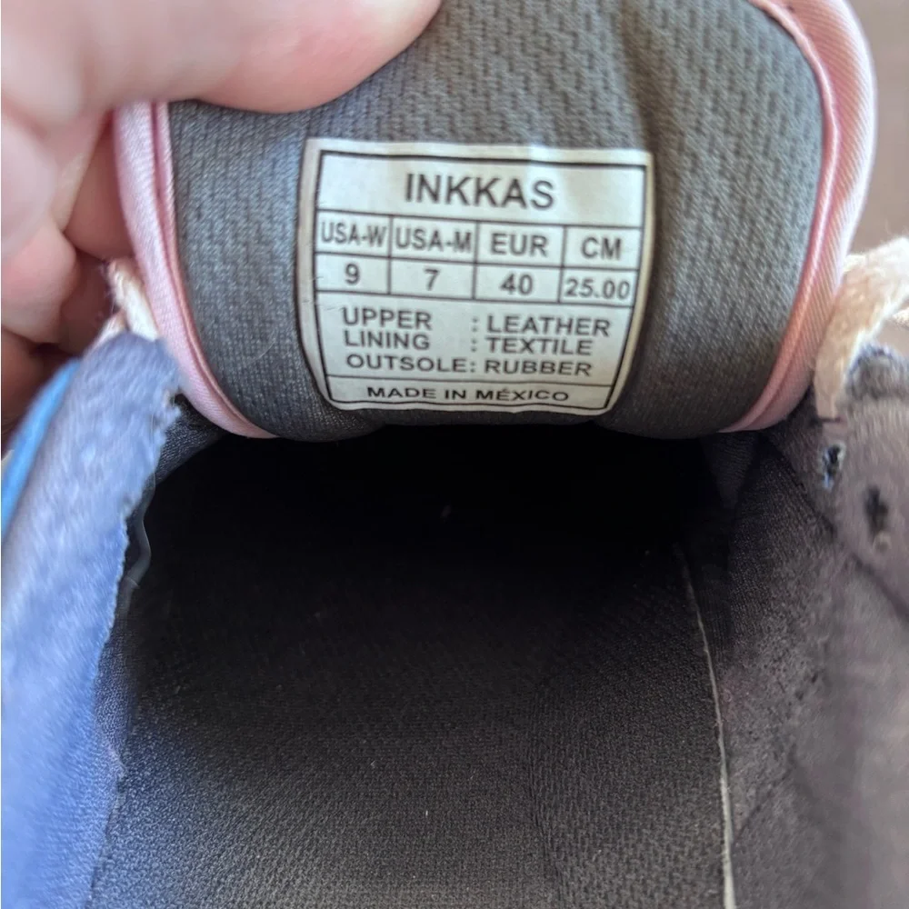 Inkkas Pink and Purple Bahia Ace Low Top Floral Sneakers - Picture 6 of 9